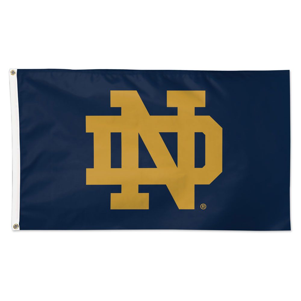 Notre Dame 3x5 Logo Flag