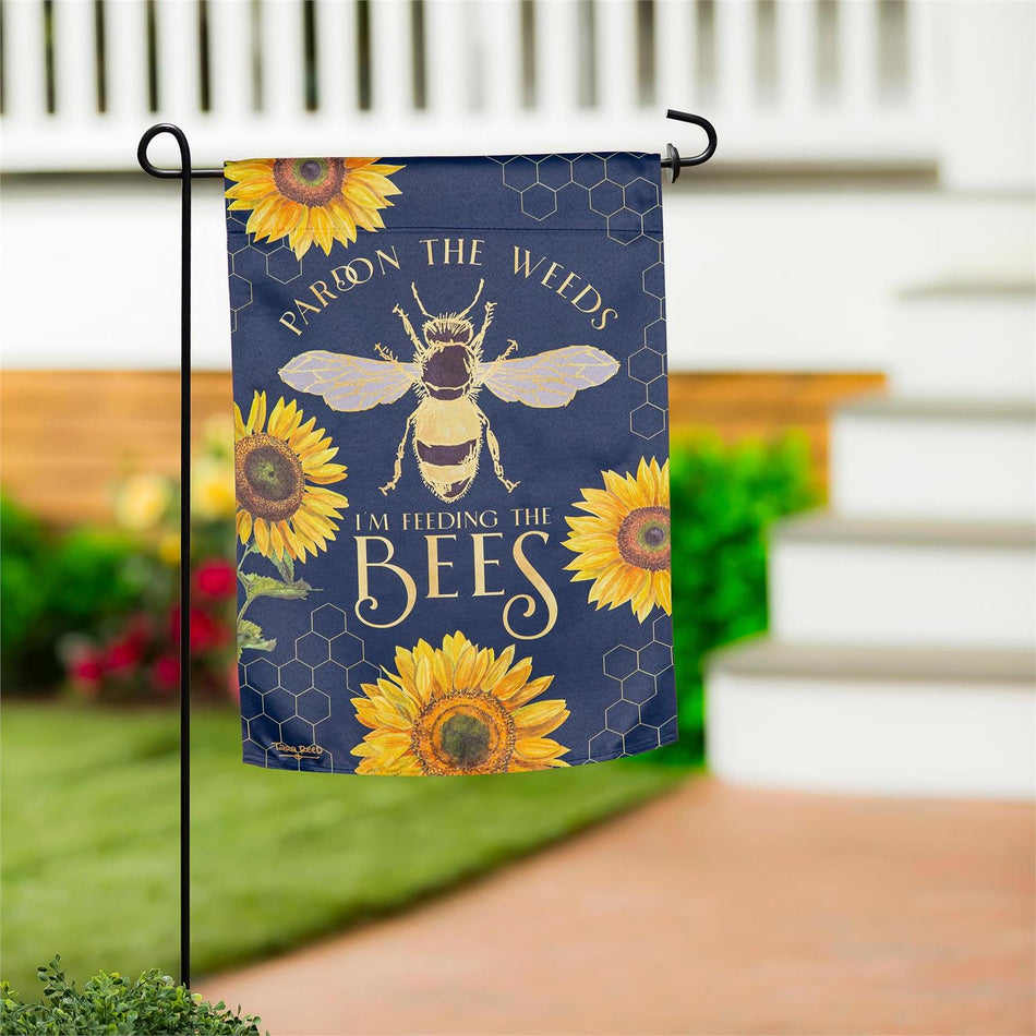 Bee & Sunflower Garden Flag