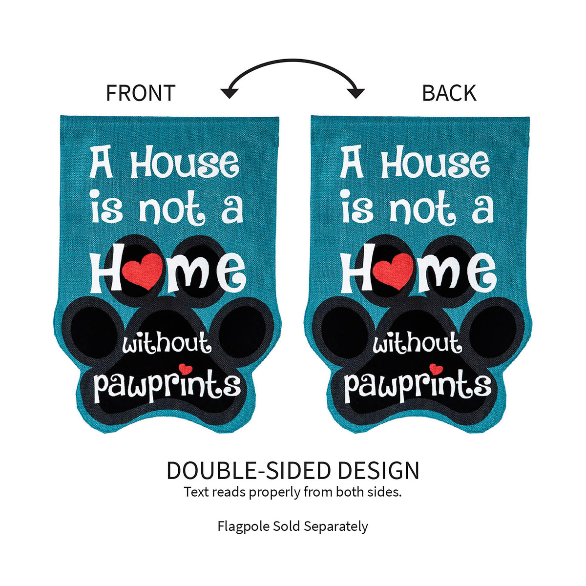 Paw Garden Flag