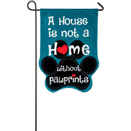 Paw Prints Garden Flag