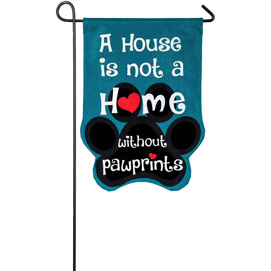 Paw Prints Garden Flag