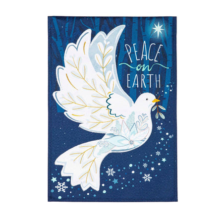 Peace on Earth Dove Garden Flag-Garden Flag-Fly Me Flag