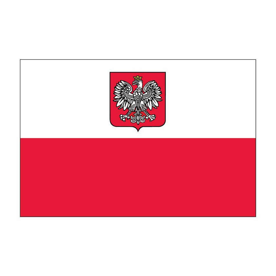 Poland Flags with Eagle-Flag-Fly Me Flag