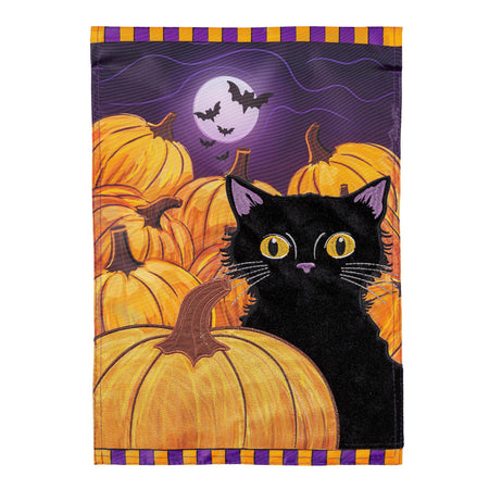 Pumpkin Patch Cat Garden Flag-Garden Flag-Fly Me Flag
