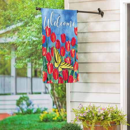 Spring Tulip House Banner