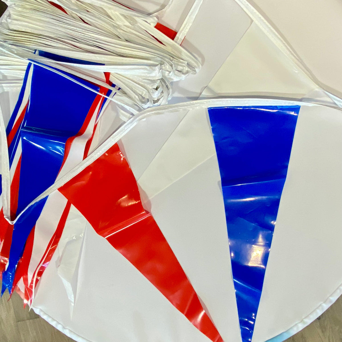 Red, White & Blue Patriotic Pennant Strings