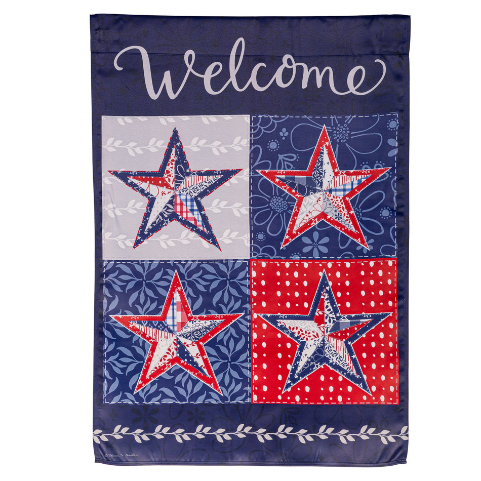 Red, White, and Blue Stars House Banner
