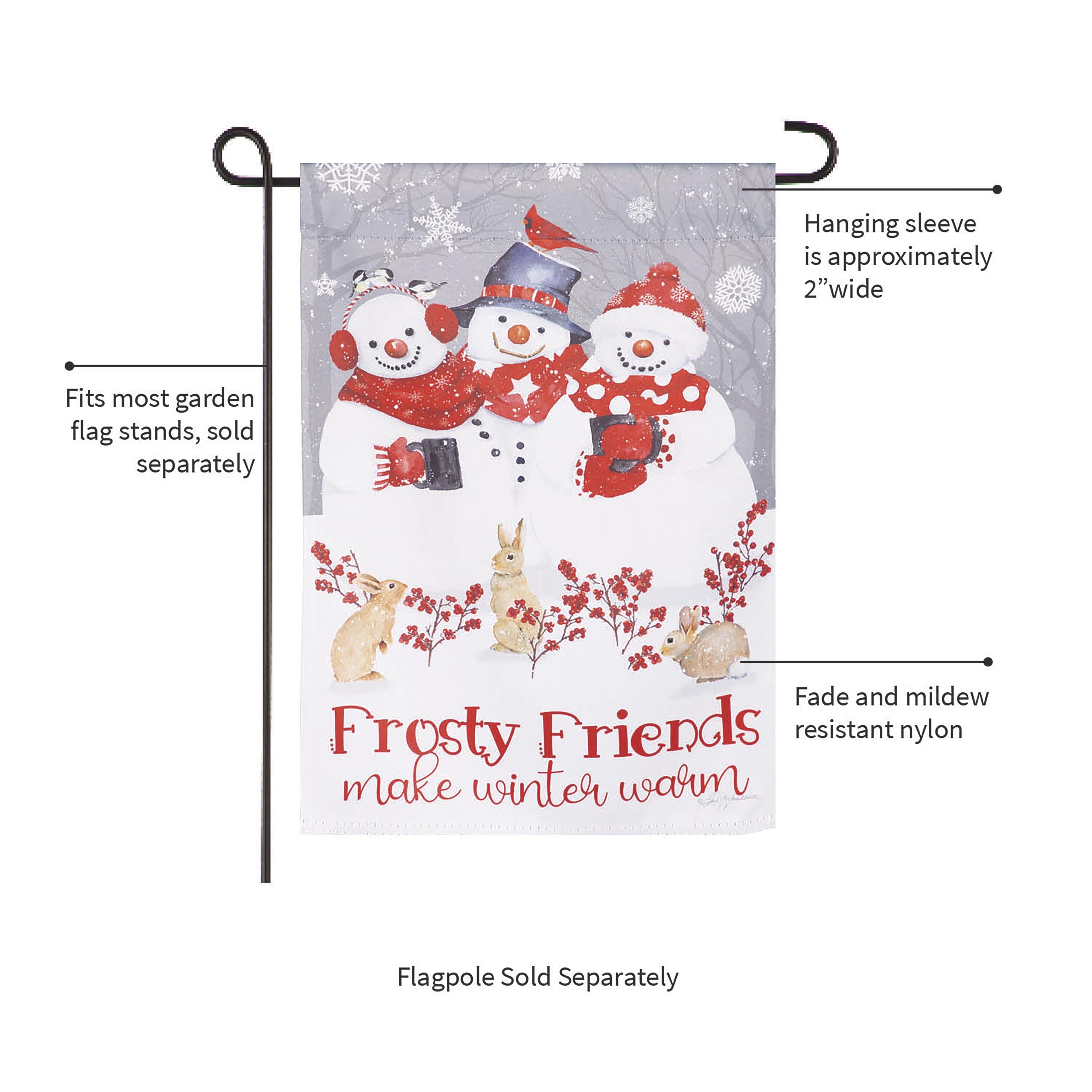 Snow Crew Garden Flag-Garden Flag-Fly Me Flag