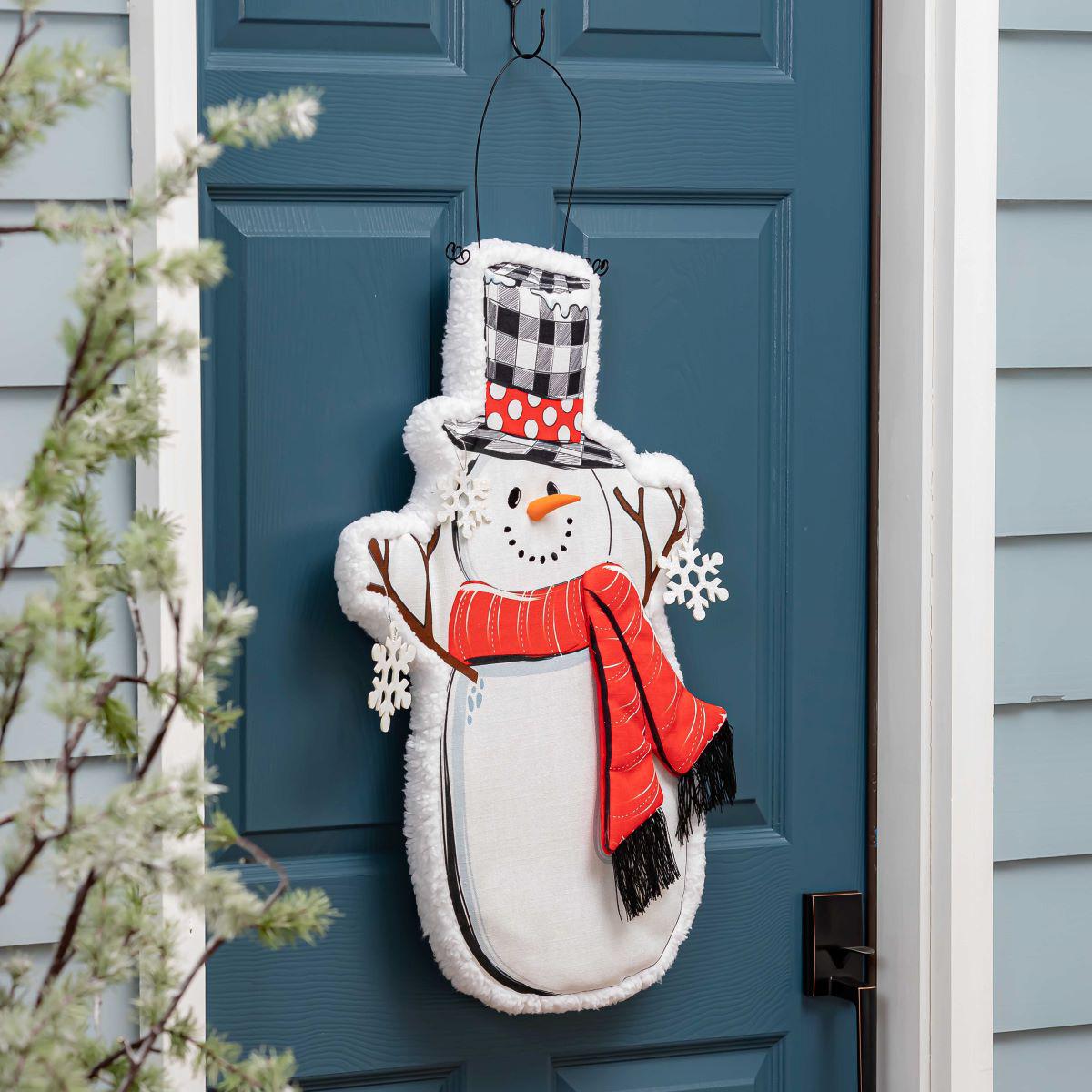 Estate Snowman Door Decor-Door Decor-Fly Me Flag