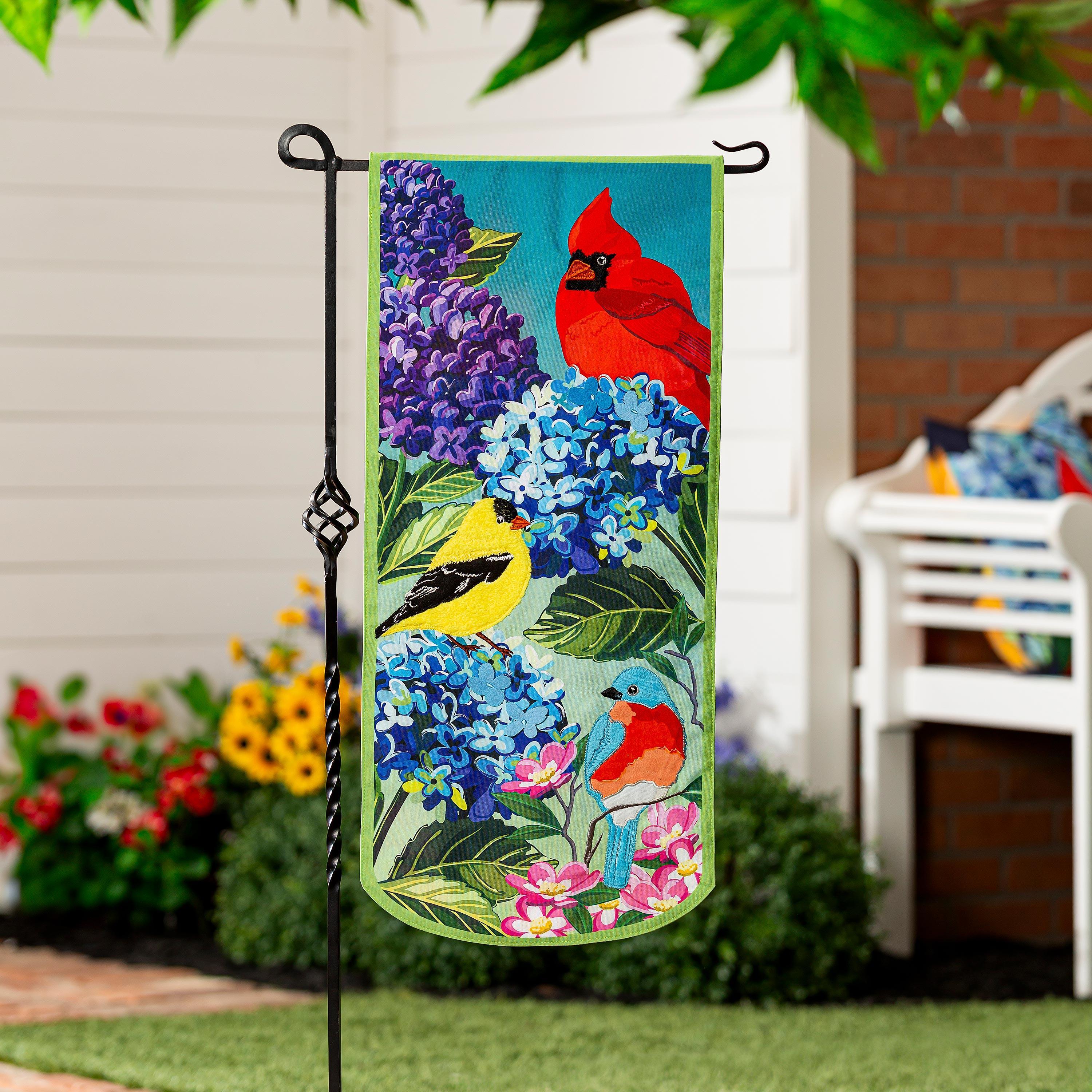 Songbird Summer Textile Décor Flag