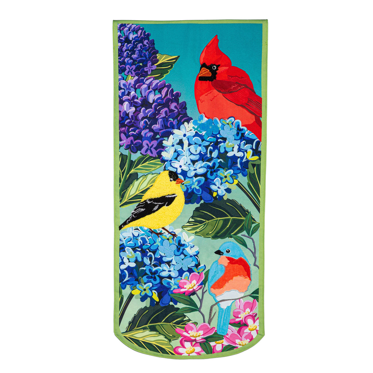 Songbird Summer Textile Décor Flag