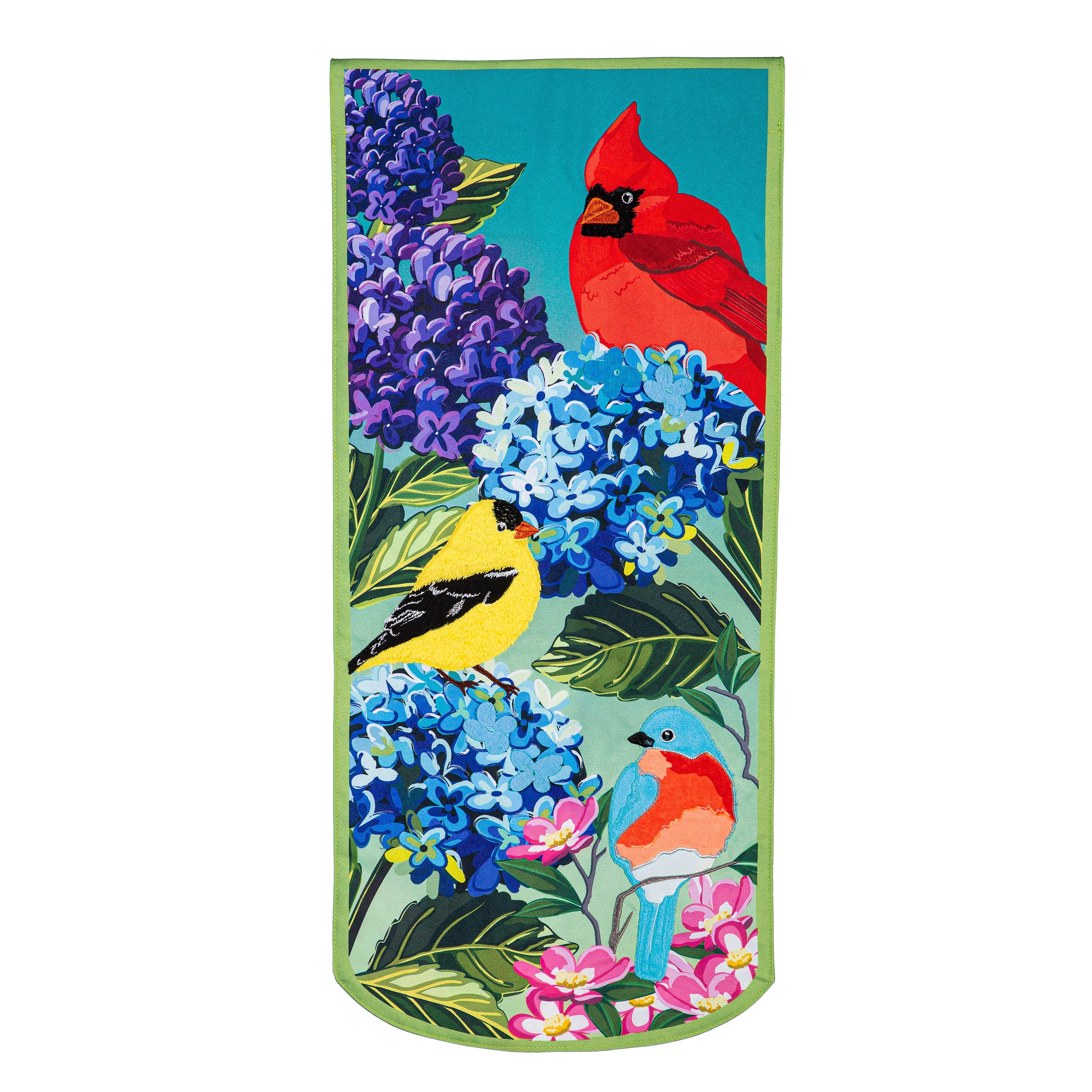 Songbird Summer Textile Décor Flag