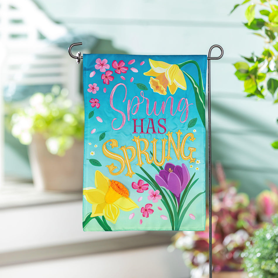 Spring Flowers Garden Flag