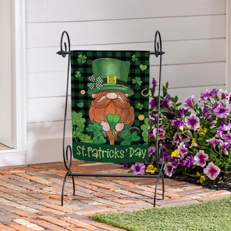 St. Patrick's Day Leprechaun Garden Flag
