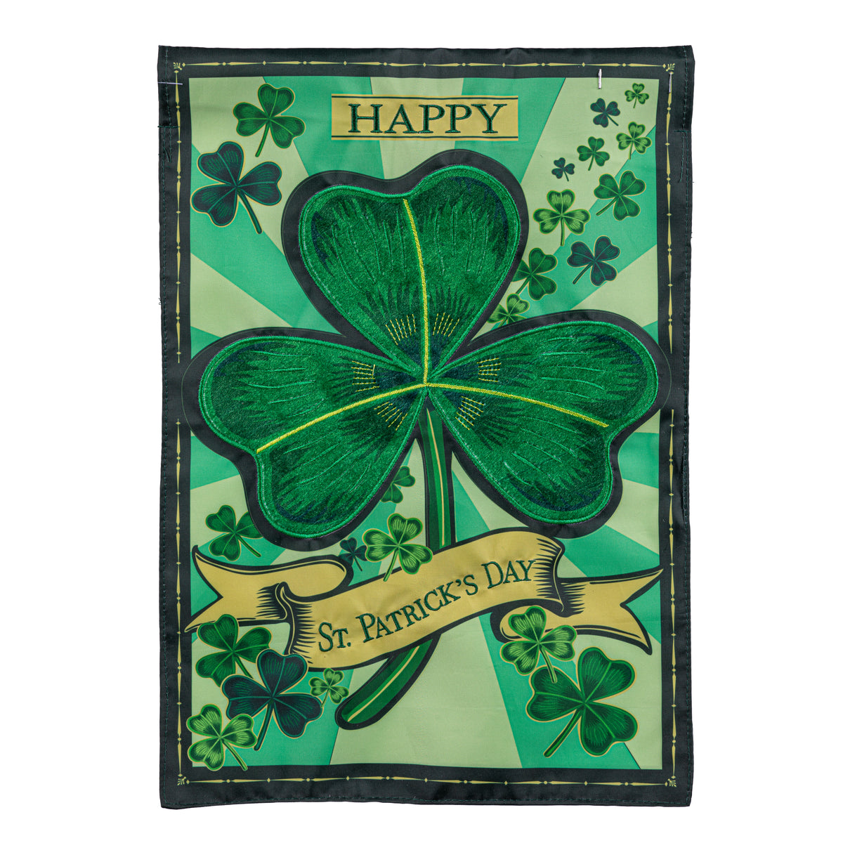 Shamrock Garden Flag
