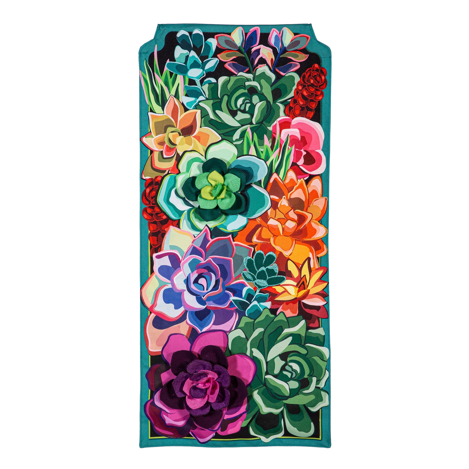 succulent flags Evergreen Summer Succulent Everlasting Impression Flag