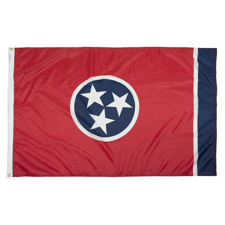 Long-lasting outdoor Tennessee Flags are available in 1x1.5, 2x3, 3x5, 4x6, 5x8, 6x10, 8x12, 10x15, and 12x18 sizes