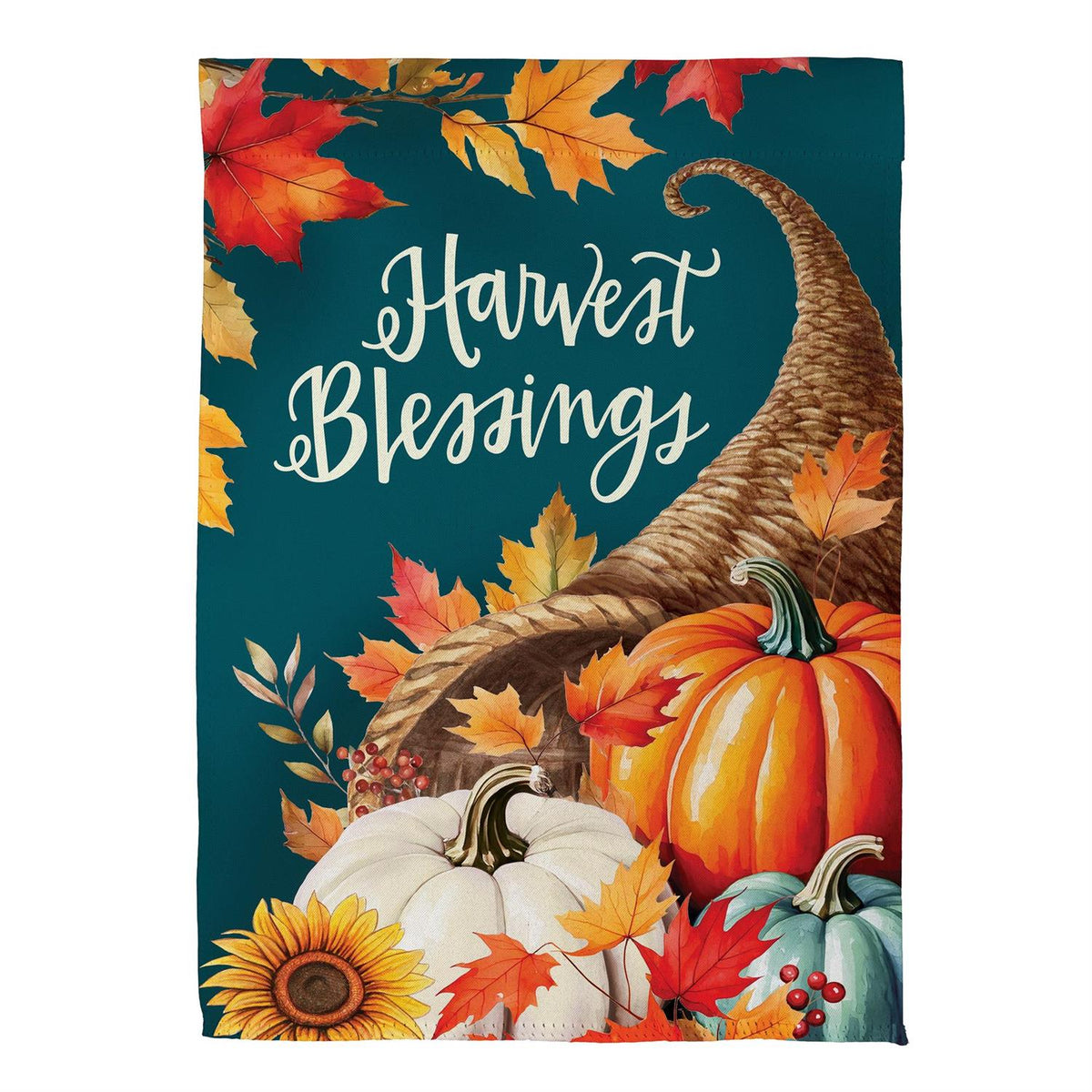 Thanksgiving Harvest Blessings House Banner