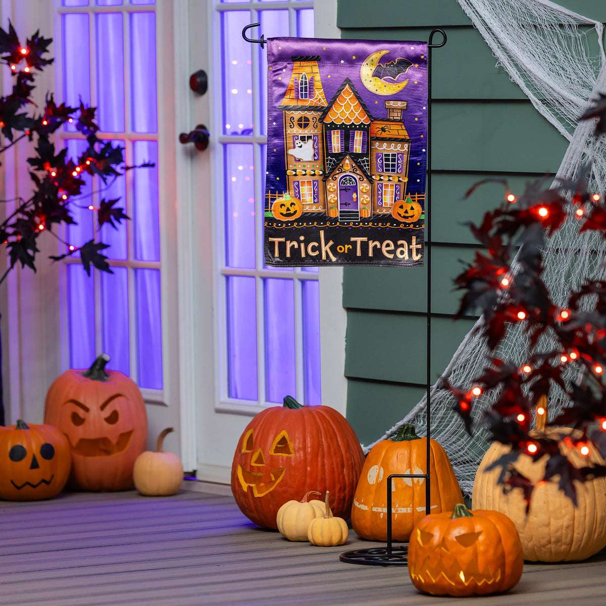 Trick Or Sweets Garden Flag-Garden Flag-Fly Me Flag