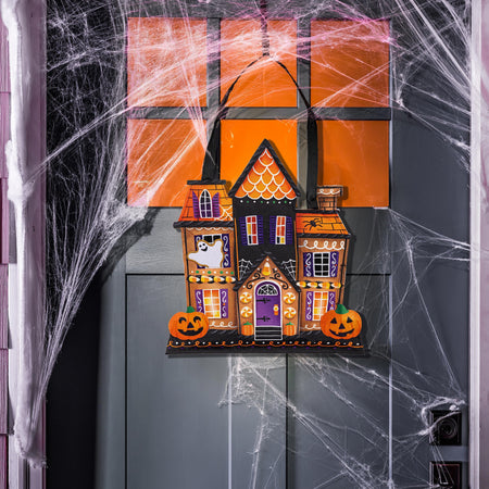 Trick Or Sweets Haunted House Door Decor-Door Decor-Fly Me Flag