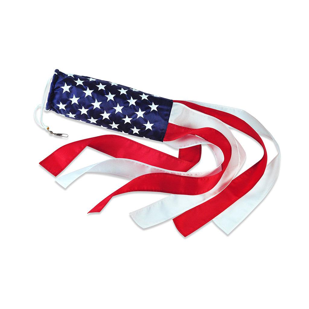 U.S. Flag Embroidered Windsocks-Windsock-Fly Me Flag
