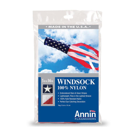 U.S. Flag Embroidered Windsocks-Windsock-Fly Me Flag