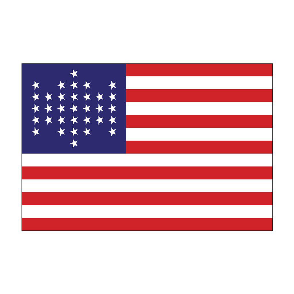 Union Civil War, 34 Stars, historical American outdoor flags