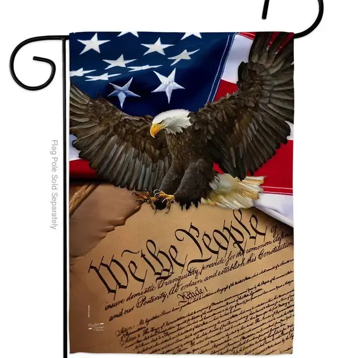 We the People Garden Flag