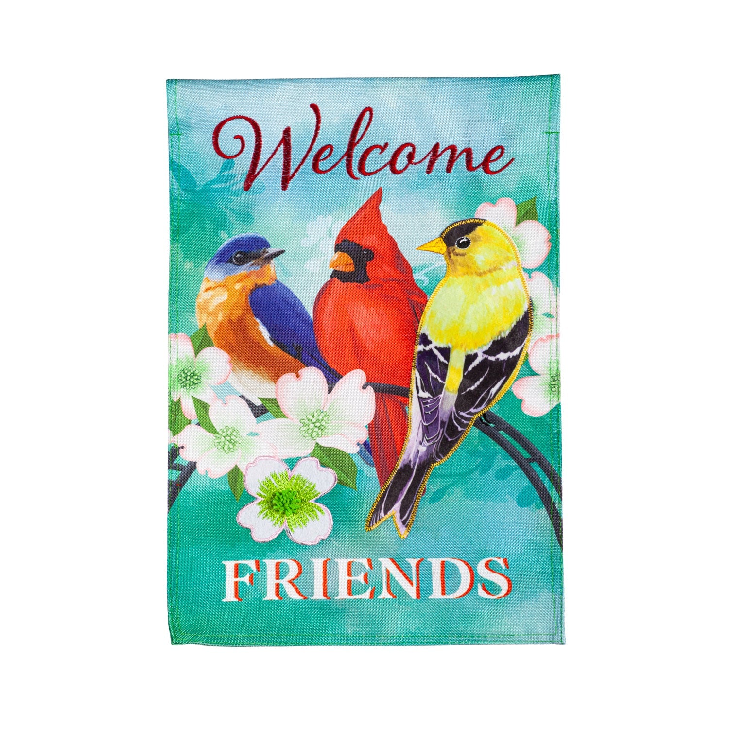 Welcome Friends Garden Flag