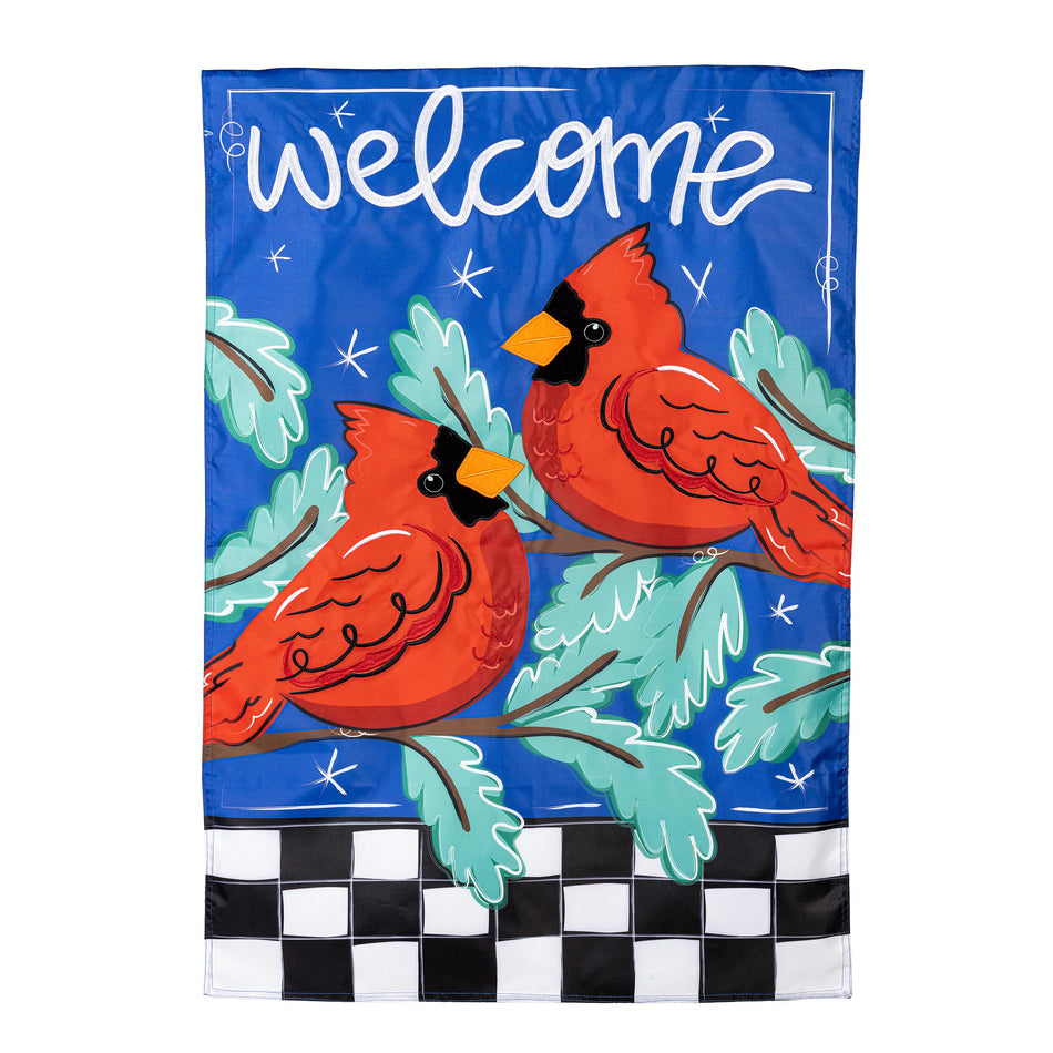 Welcome Winter Friends House Banner-House Banner-Fly Me Flag