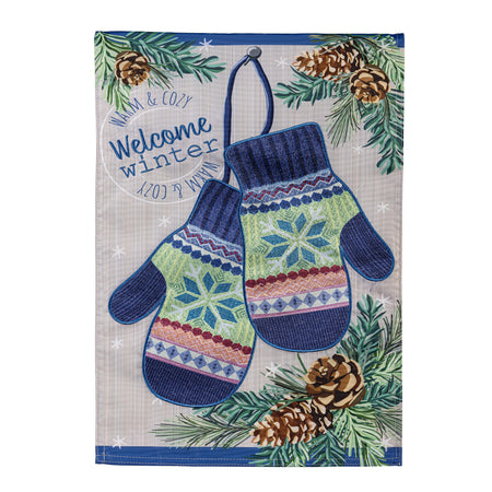 Winter Mittens Garden Flag