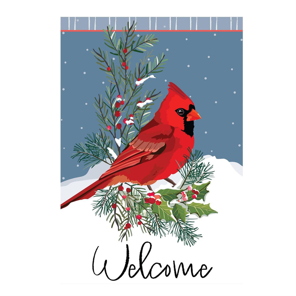Winter Night Cardinal House Banner