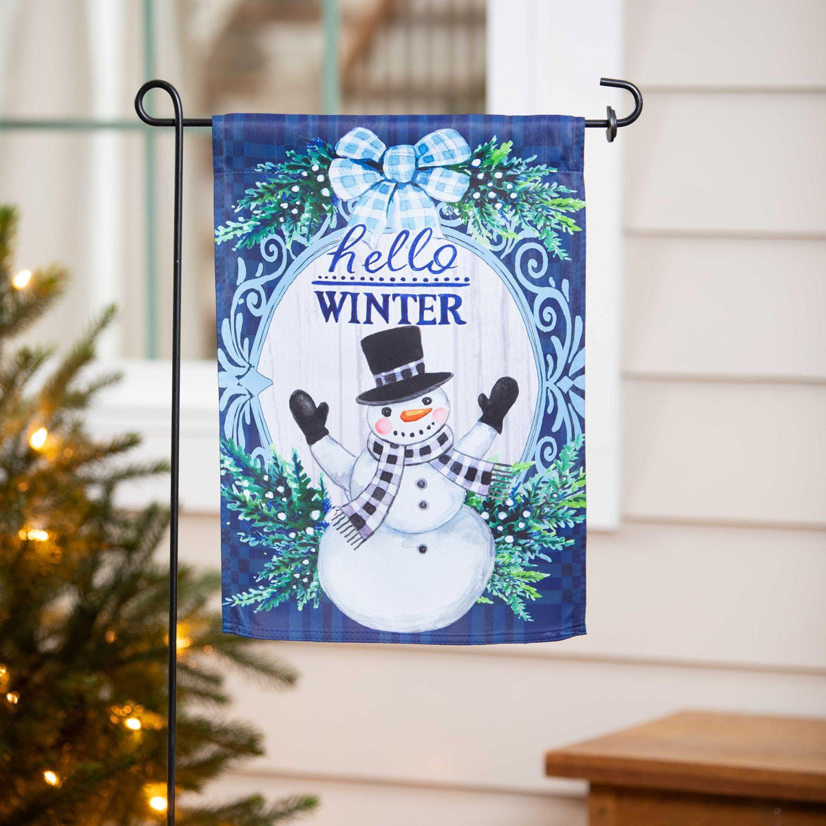 Winter Snowman Garden Flag-Garden Flag-Fly Me Flag