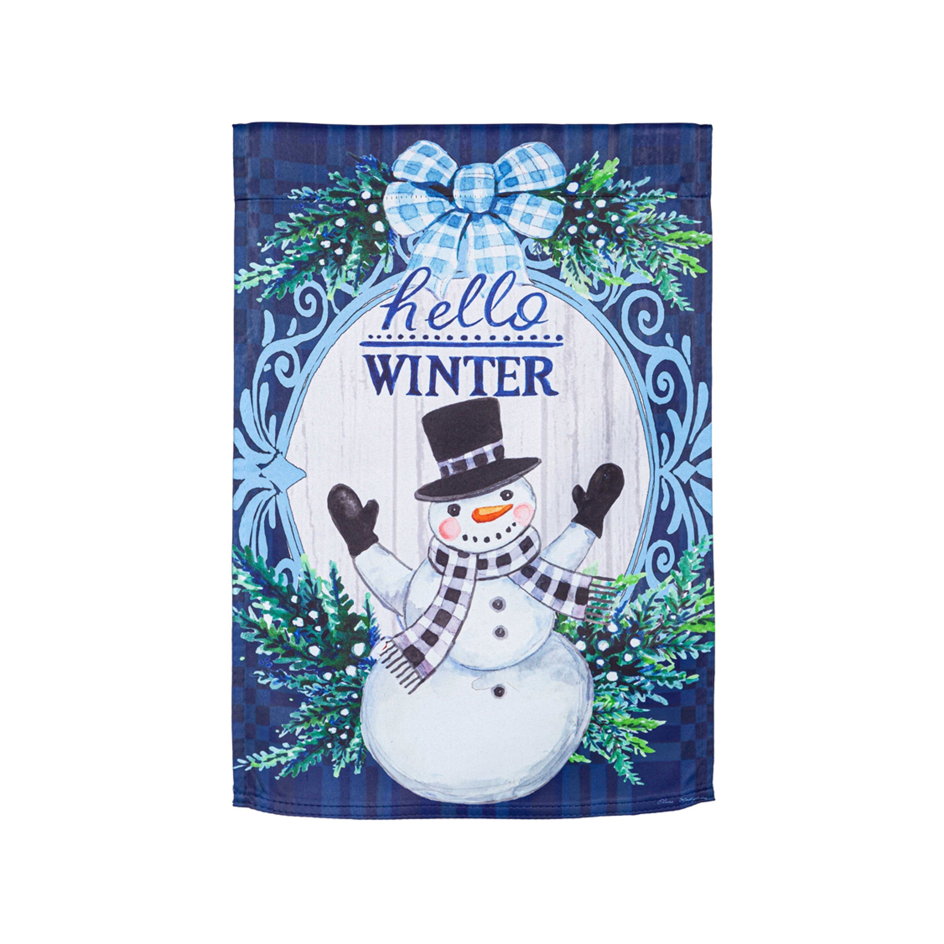 Winter Snowman House Banner