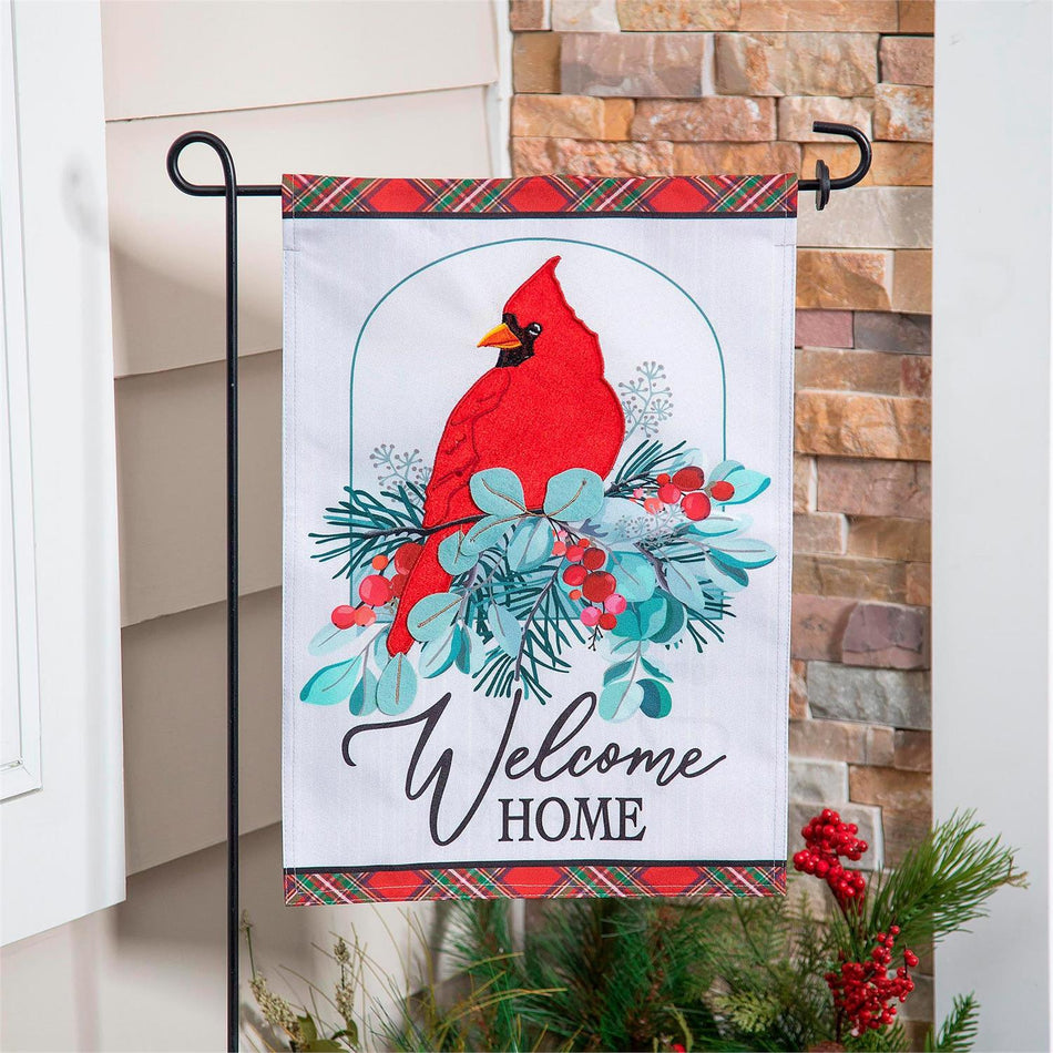 Winter Welcome Garden Flag