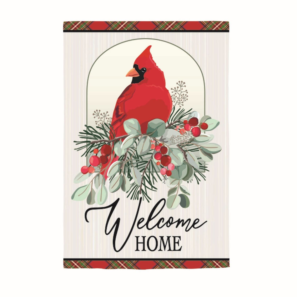 Winter Welcome Moire House Banner-House Banner-Fly Me Flag