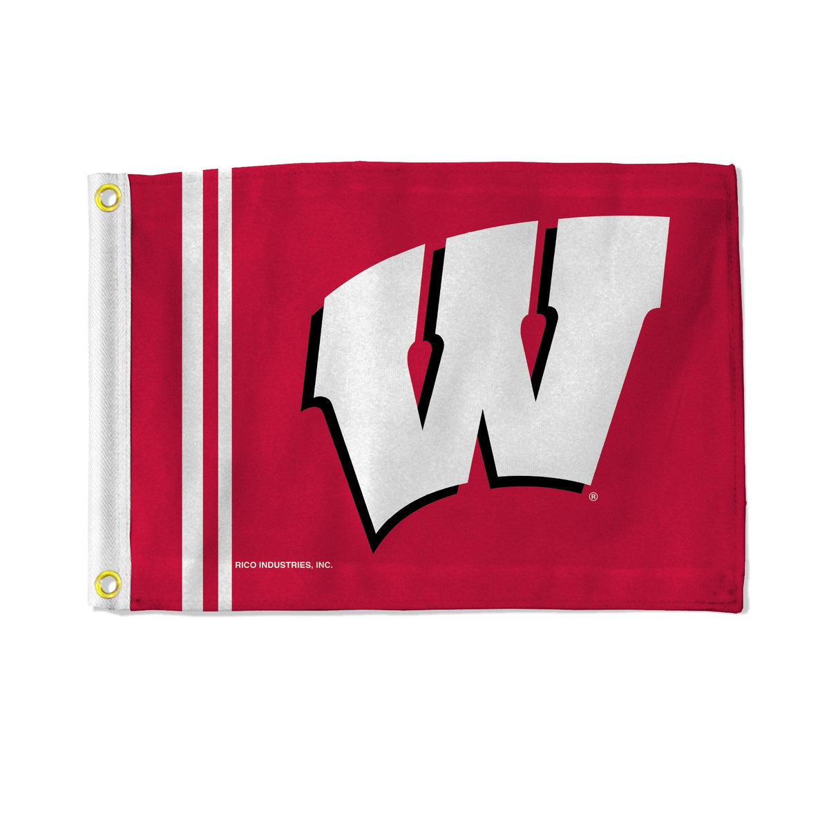 Wisconsin Badgers 12” x 18” Boat Flag