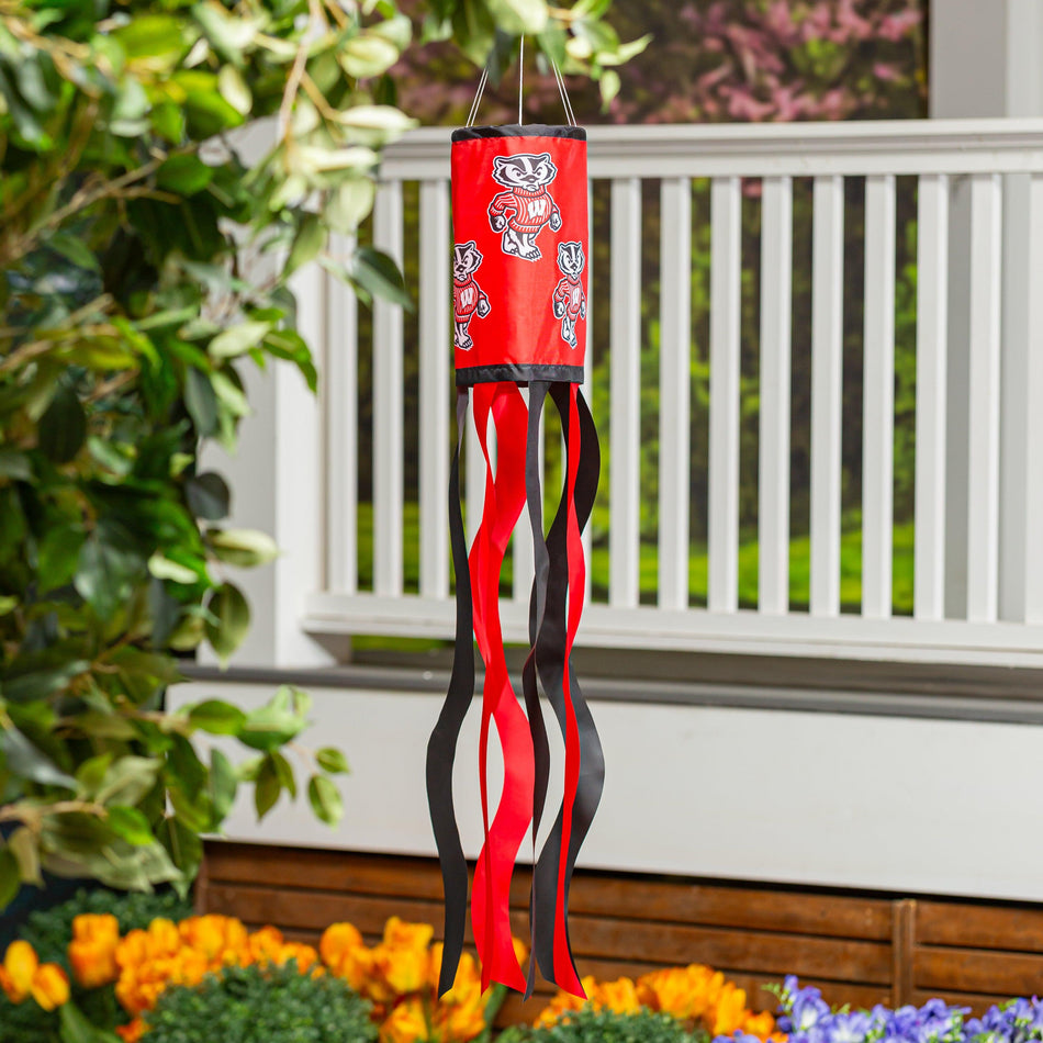 Wisconsin Badgers Windsock