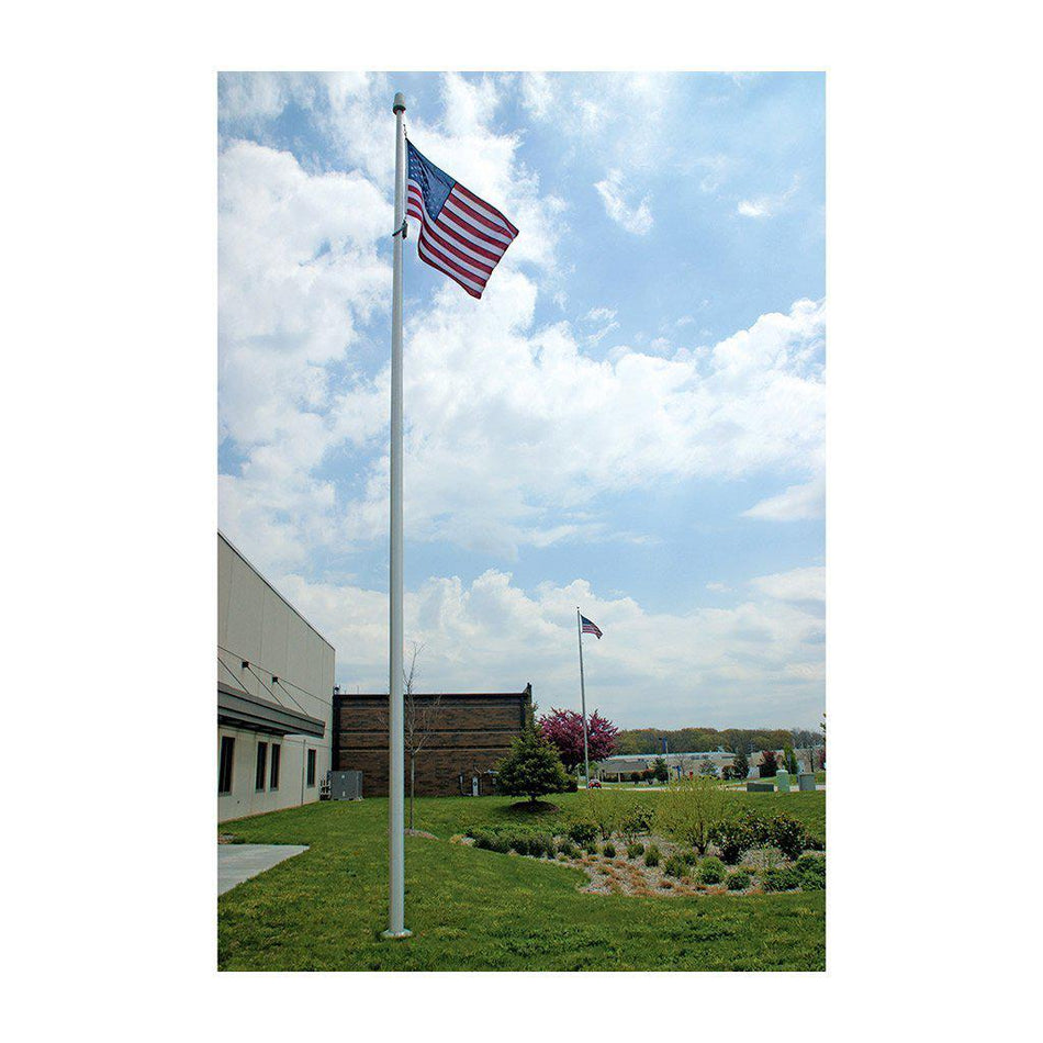 20' Cam-Action Internal Halyard Flagpole with Installation by Fly Me Flag
