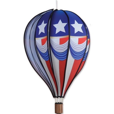 22" Vintage Patriotic Hanging Hot Air Balloon-Hot Air Balloon-Fly Me Flag