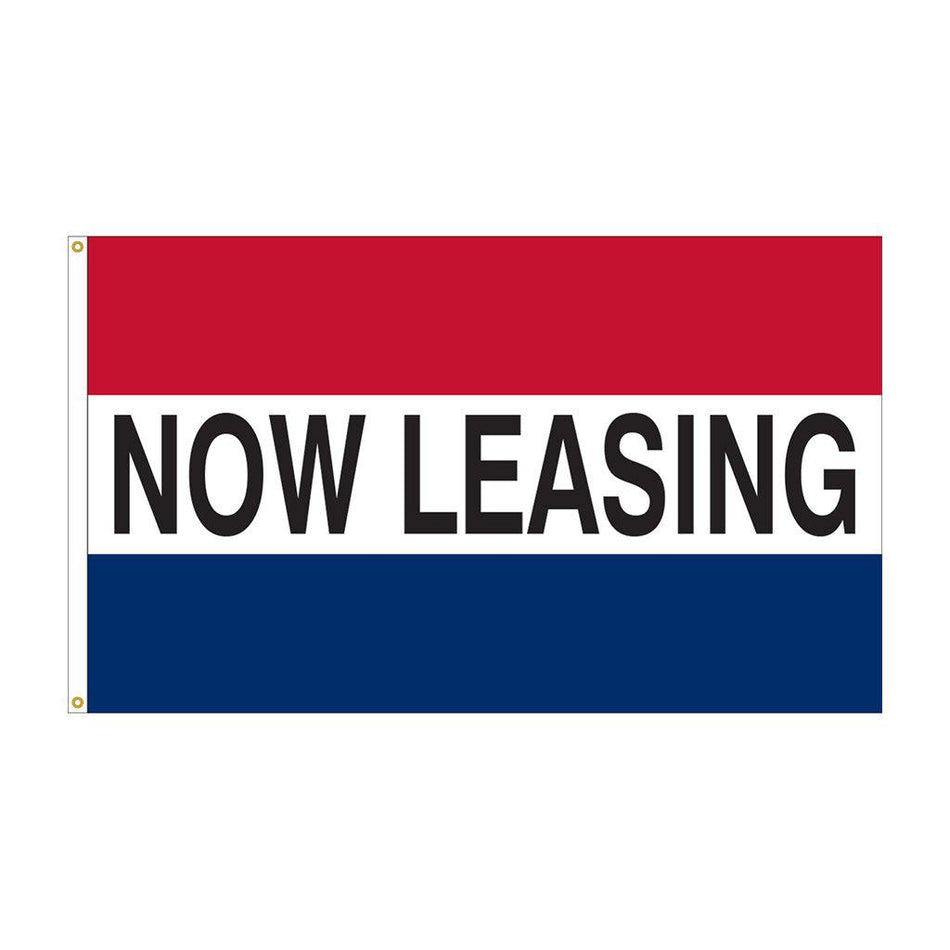 3' x 5' Now Leasing Message Flag