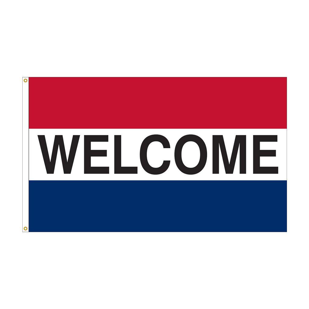3' x 5' Welcome Message Flag-Flag-Fly Me Flag