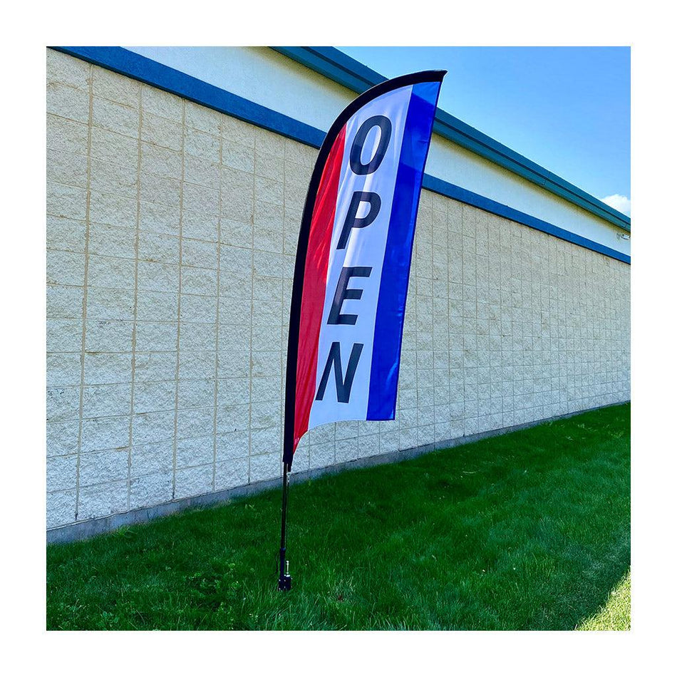 9 ft. Open Feather Banner Kit - Red, White & Blue-Banners-Fly Me Flag