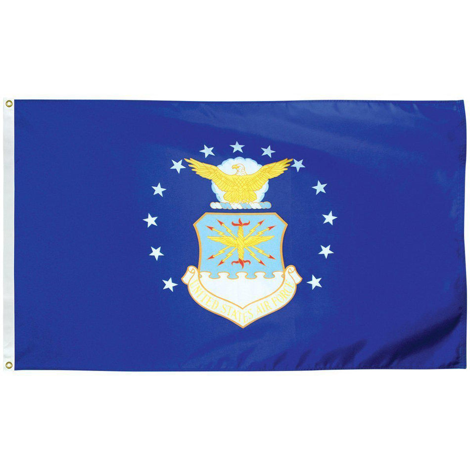 U.S. Air Force nylon flags are available in various sizes
