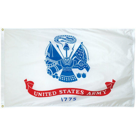 U.S. Army nylon flags are available in various sizes