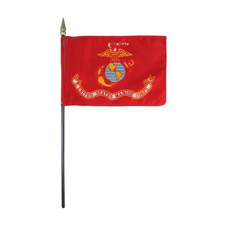 U.S. Marine Corps Mounted Stick Flags