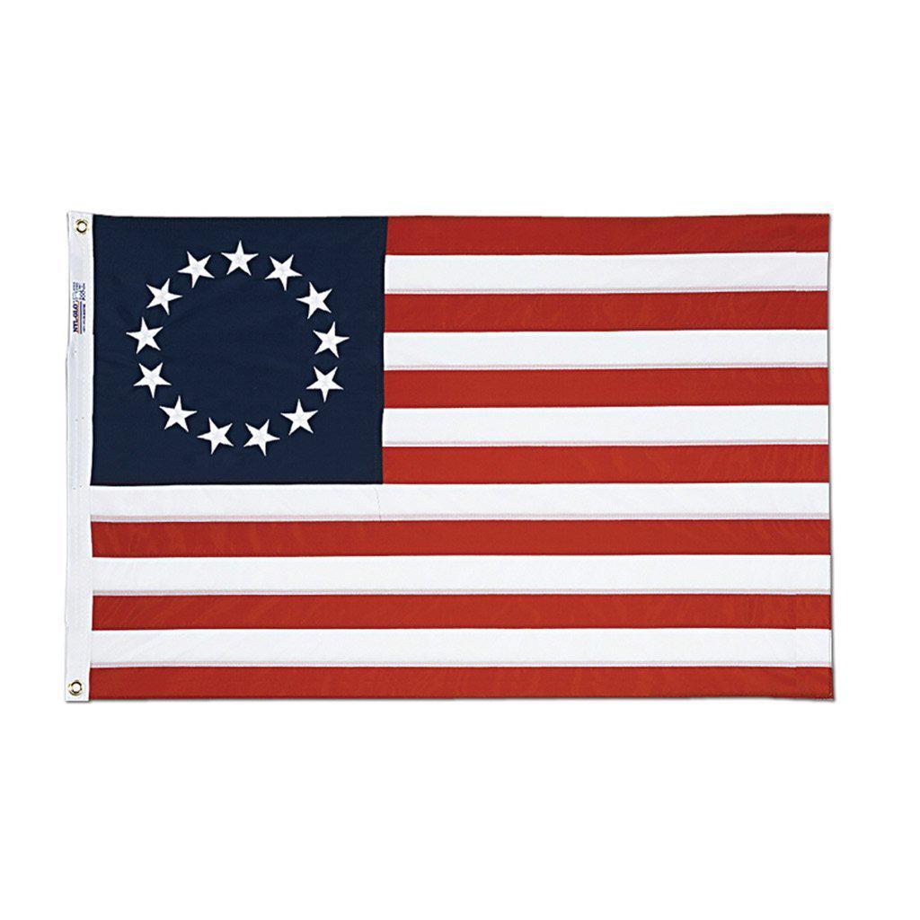 Betsy Ross flags - fully sewn and embroidered