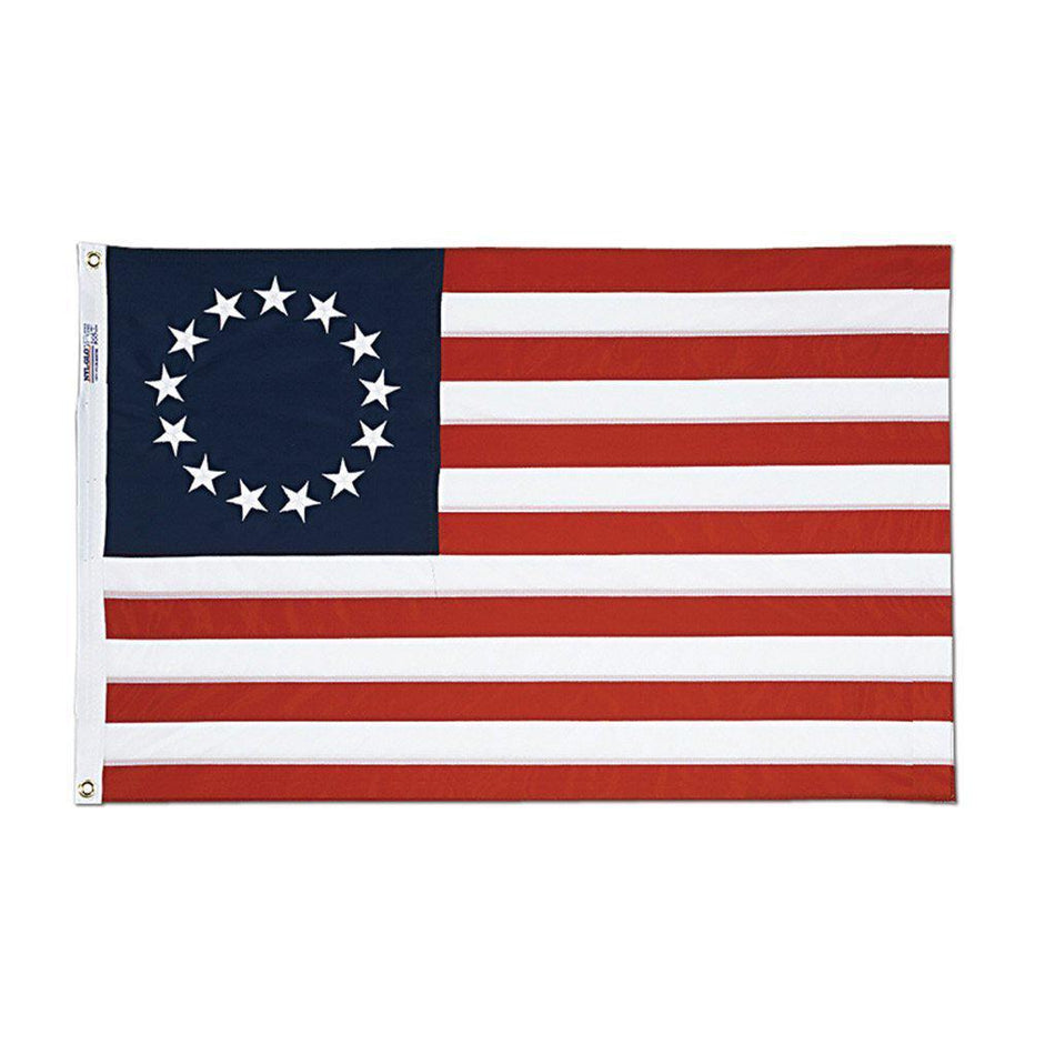 Betsy Ross flags - fully sewn and embroidered