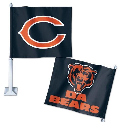 Chicago Bears Slogan Car Flag