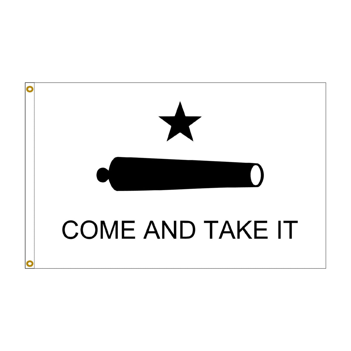 Come and Take It Gonzales Battle Flag for outdoors